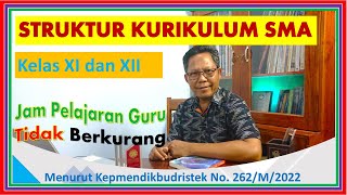 STRUKTUR KURIKULUM SMA KELAS XI DAN XII KURIKULUM MERDEKA 2023 [upl. by Uyekawa]