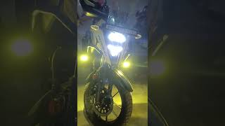 Installation of Fog lights in my new suzuki vstrom 250 sx cricket viral shorts shortsvideos [upl. by Leopoldine]