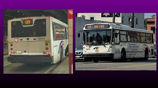 NJ Transit 119 NEW YORK VIA CENTRAL amp TONNELLE AVES NABI 41615 6470 [upl. by Alejandra]