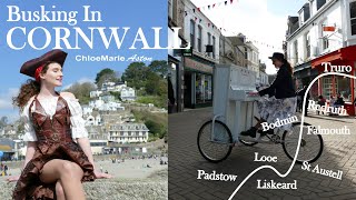 BUSKING IN CORNWALL VLOG  Chloe Marie Aston [upl. by Dayir]