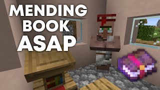 Get MENDING VILLAGERS FAST in Minecraft [upl. by Ahseirej]