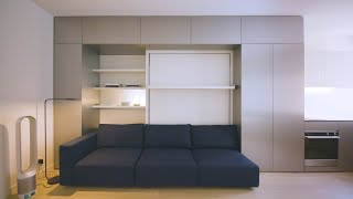 NEVER TOO SMALL Metal Clad Sydney Micro Studio Apartment  30sqm322sqft [upl. by Budworth]