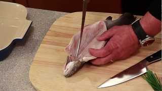 Clean and Cook A Rainbow Trout With Chef Mike From Wüsthof [upl. by Eerehs]