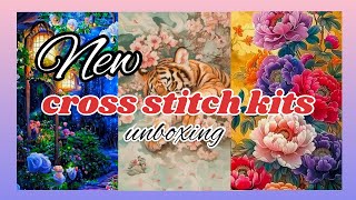 New cross stitch unboxing flosstube [upl. by Aikim]