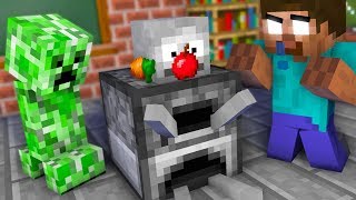 Monster School  Cooking Challenge  Minecraft Animation [upl. by Tnahsin327]