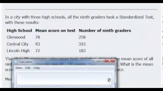 Stats Weighted mean [upl. by Amaleta195]