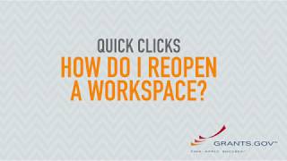 Quick Clicks How Do I Reopen a Workspace [upl. by Aniwde37]