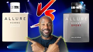 Allure Homme Edition Blanche VS Allure Homme Sport Eau Extreme Chanel Battle [upl. by Okiek315]