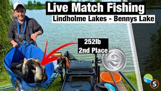 Live Match Fishing  Lindholme Lakes Bennys Lakes [upl. by Einaffyt]