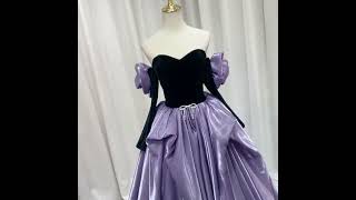 Fashion Lavender Cascading Ruffles Prom Dresses [upl. by Ginelle629]