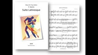 Peter Martin  Suite Latinesque  Two Violins [upl. by Thgiwd]