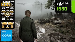 Silent Hill 2 Remake on GTX 1650  1080p Best Settings [upl. by Durant]