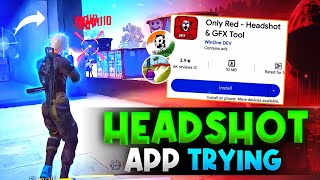 Is Headshot App Working In Free Fire   Trying Auto Headshot App In Free Fire [upl. by Sabine]