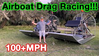 Ripping Our LS Powered Airboats and Some Airboat Drag Racing [upl. by Cuthburt478]