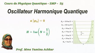 Cours de physique quantique SMP  Loscilateur harmonique quantique  Partie 2 [upl. by Ylellan]