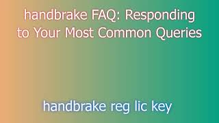 handbrake 2025 latest version full 2024 installation and Crack Procedure [upl. by Drofnelg887]