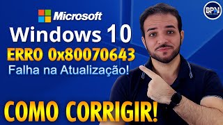 Atualização KB5001716 do Windows 10 FALHANDO Erro 0x80070643  Como Resolver [upl. by Dunc]