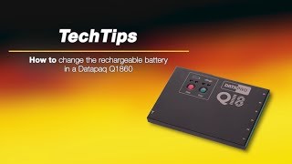 Datapaq How to change the rechargeable battery in a Datapaq Q1860 [upl. by Roxane]