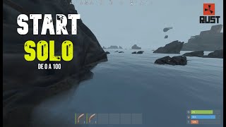 UM START NO RUST DE 0 A 100  Rust Solo [upl. by Phonsa352]