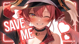 Nightcore  Hes A Pirate Save Me Lyrics  Sped Up [upl. by Erminie]