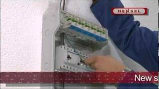 KV Smalltype distribution boards from Hensel [upl. by Akvir]