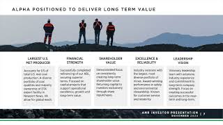 Alpha Metallurgical Resources AMR Q3 2024 Earnings Presentation [upl. by Adnerad]