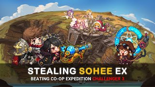 Guardian Tales No Lapice Clear CoOp Expedition Challenger 3 [upl. by Adnarom]