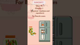 Quick revision of topic Rancidity of Class 10 Chapter1 Chemical reactions and equations [upl. by Alexandr]