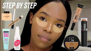 step by step quotSuper Affordablequot Makeup For Beginners beginners makeup tutorial TebelloRapabi [upl. by Darryn336]