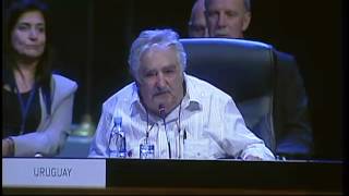 Presidente Mujica habla en el cierre de la sesión plenaria de la II Cumbre de CELAC [upl. by Retsof915]