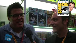 SDCC 2012 Disney Store Interview with John Balen on Vinylmation and Funko Pop Vinyl [upl. by Jacy864]