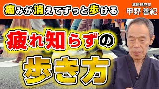 【江戸時代の日本人に習う：なんば歩き】腰痛・ひざ痛がみるみる消える…疲れ知らずの歩き方：「武術研究家」甲野善紀が徹底解説 [upl. by Ahsinel304]