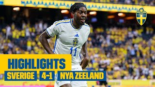 Highlights Sverige – Nya Zeeland 41  Ny målfest på Friends [upl. by Oniuqa]