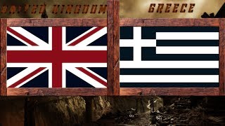 United Kingdom vs GreeceMilitary Power Comparison 2018 [upl. by Ssej]