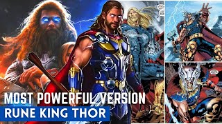 Rune King Thor Explained In Hindi  Love And Thunder Will Bring Most Powerful Version Of Thor [upl. by Kinchen]