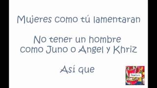 Me veo mejor sin ti Remix  Juno Feat Khriz y Angel Lyrics [upl. by Idurt]