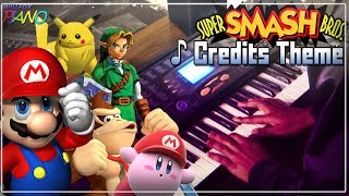 ♪ Smash 64 Credits Theme on Piano and more [upl. by Philomena]