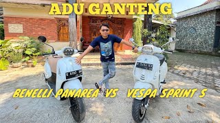 komparasi benelli panarea 125 vs vespa sprint s 150 ‼️ [upl. by Assehc]