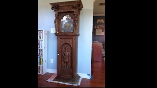 Late 18th century Grandfather Clock Randomly Show Up On My Door Step [upl. by Adorl]