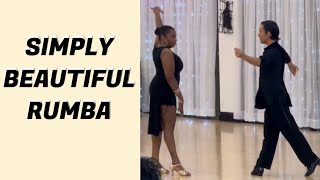 Sizzling Rumba Dance Retired Ladys Sensational Moves [upl. by Arraik]