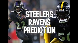 Steelers Vs Ravens Prediction [upl. by Sinnard]