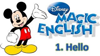 Magic English 1  Hello  ENGLISH WITH CARTOONS FOR KIDS [upl. by Reld]