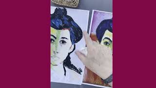 Henri Matisse  Amelie in oil pastel [upl. by Rab]