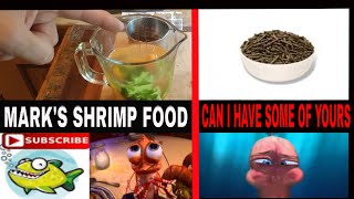 HOW TO MAKE YOUR OWN CHEAP SHRIMP FOOD [upl. by Carmela]