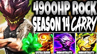 My Malphite Season 14 Build Guide Showed them HOW TO HARD COMEBACK CARRY 🔥 LoL Malphite s14 Gameplay [upl. by Angelle]