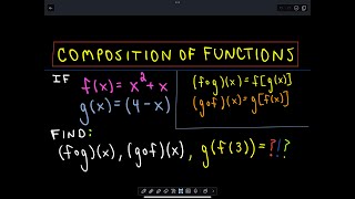 ❖ Composition of Functions ❖ [upl. by Sherlock]