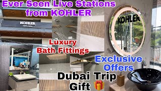 Kohler Bath Fittings  Live Running stations  Exclusive kohler Showroom kohler bathroomfittings [upl. by Llertnod530]