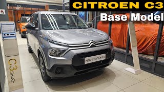 Citroen C3 Base Model  Live Variant  Better than Wagon R  616Lakh Exshowroom [upl. by Ramedlaw365]