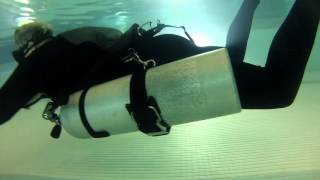 SideMount tank configuration pool 0216 [upl. by Laeno]