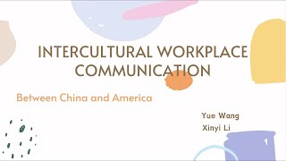 intercultural workplace communication [upl. by Llenal847]